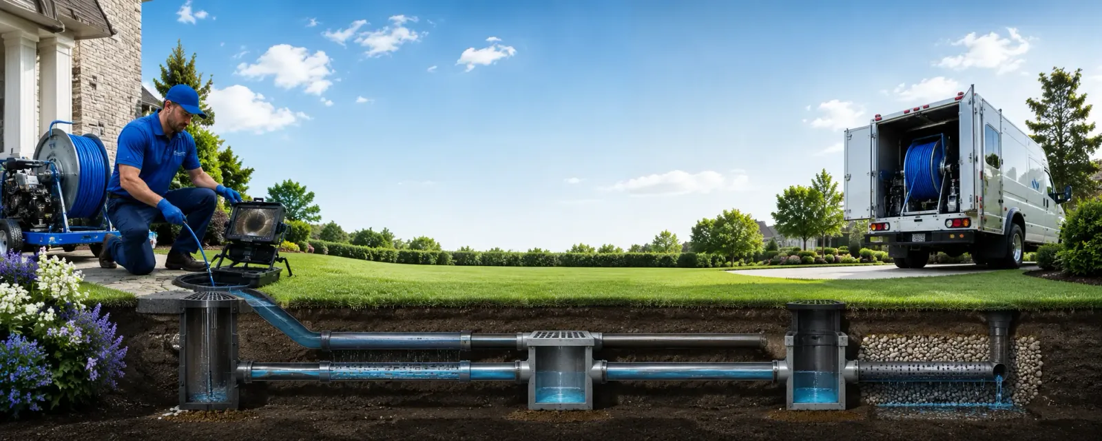 Outdoor drain cleaning information for Auburn, NY